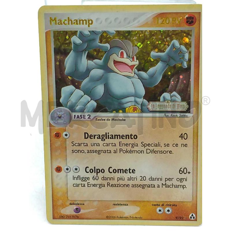 POKEMON MACHAMP LA LEGGENDA DI MEW HOLO 9/92 | Mercatino dell'Usato Moncalieri bengasi 2