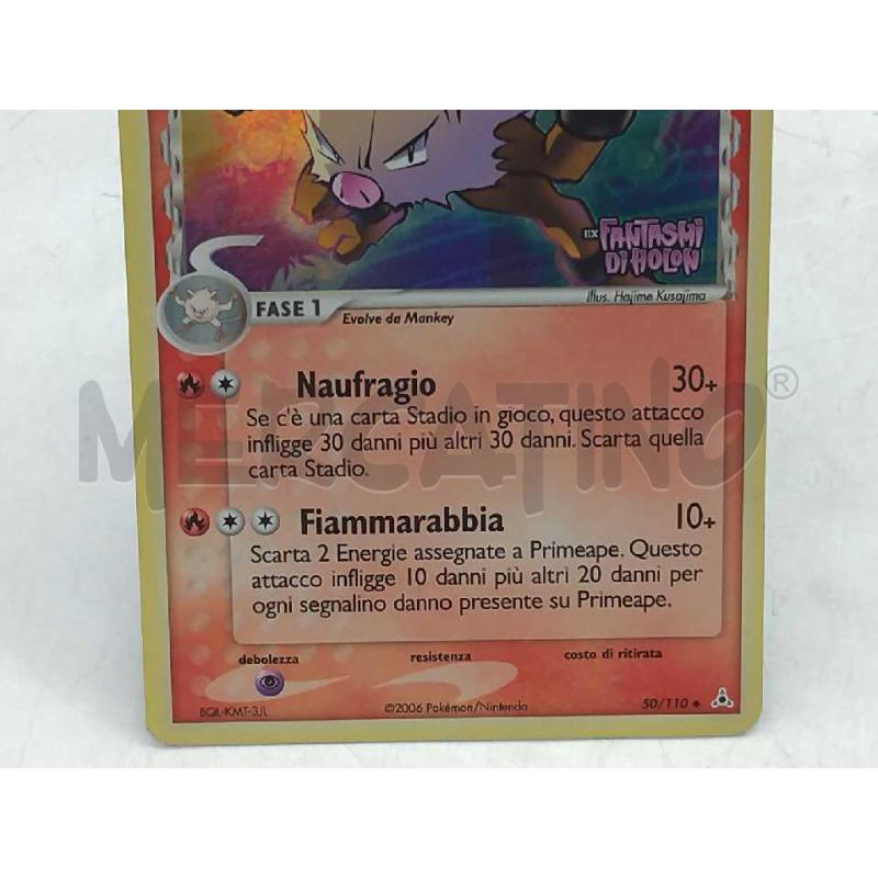 POKEMON PRIMEAPE SPECIE DELTA EX FANTASMI DI HOLON 50/110 | Mercatino dell'Usato Moncalieri bengasi 4