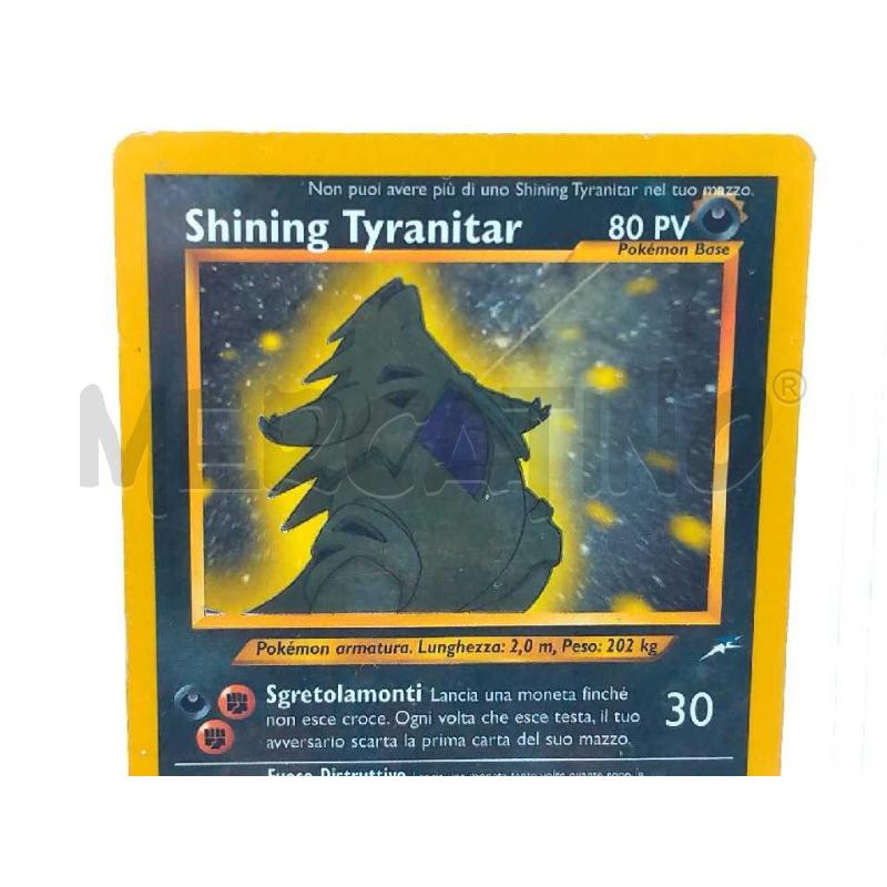 POKEMON SHINING TYRANITAR 113/105 HOLO ITA | Mercatino dell'Usato Moncalieri bengasi 2