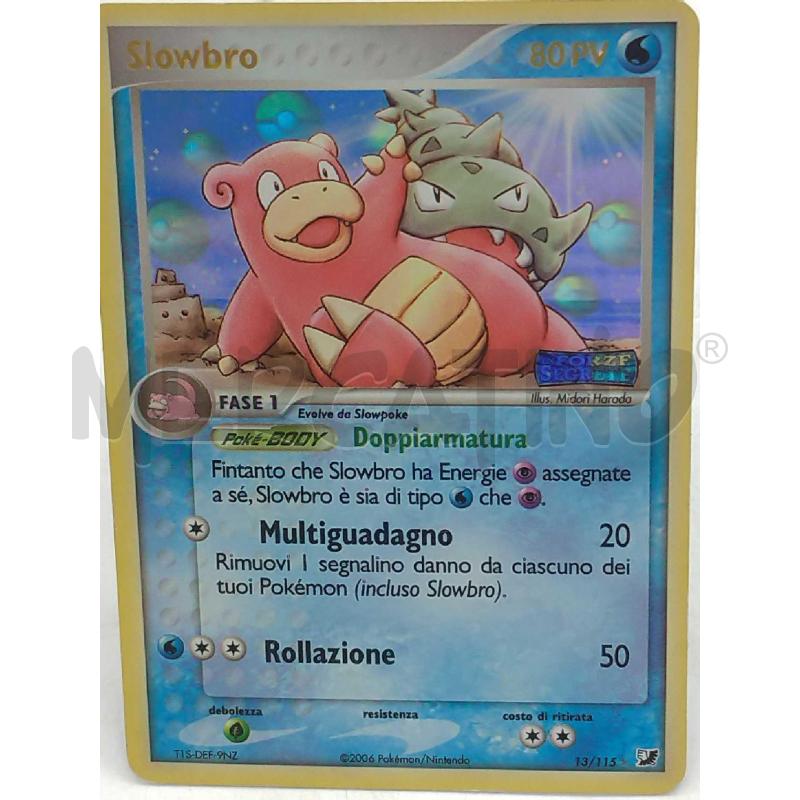 POKEMON SLOWBRO HOLO EX FORZE SEGRETE 13/115 | Mercatino dell'Usato Moncalieri bengasi 2
