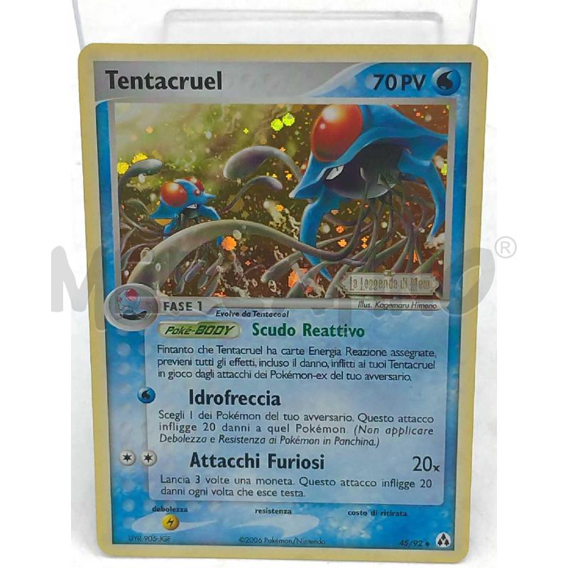 POKEMON TENTACRUEL EX LEGGENDA DI MEW HOLO 45/92 | Mercatino dell'Usato Moncalieri bengasi 1