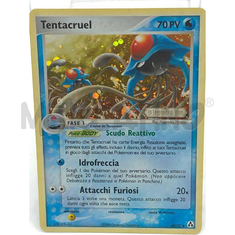 POKEMON TENTACRUEL EX LEGGENDA DI MEW HOLO 45/92 | Mercatino dell'Usato Moncalieri bengasi 2
