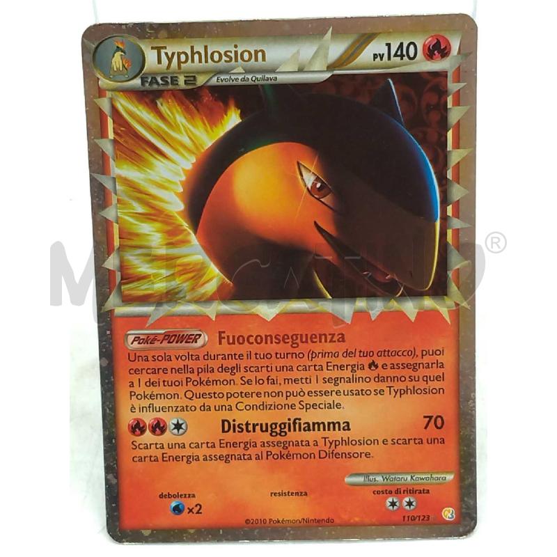 POKEMON TYPHLOSION 110/123 | Mercatino dell'Usato Moncalieri bengasi 2