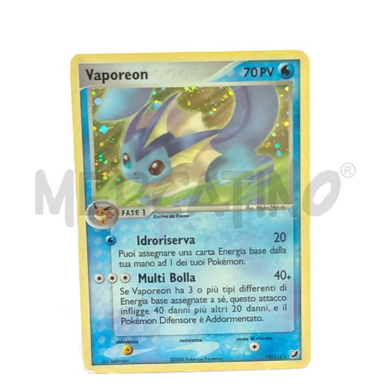 POKEMON VAPOREON 19/115 HOLO ITA | Mercatino dell'Usato Moncalieri bengasi 1