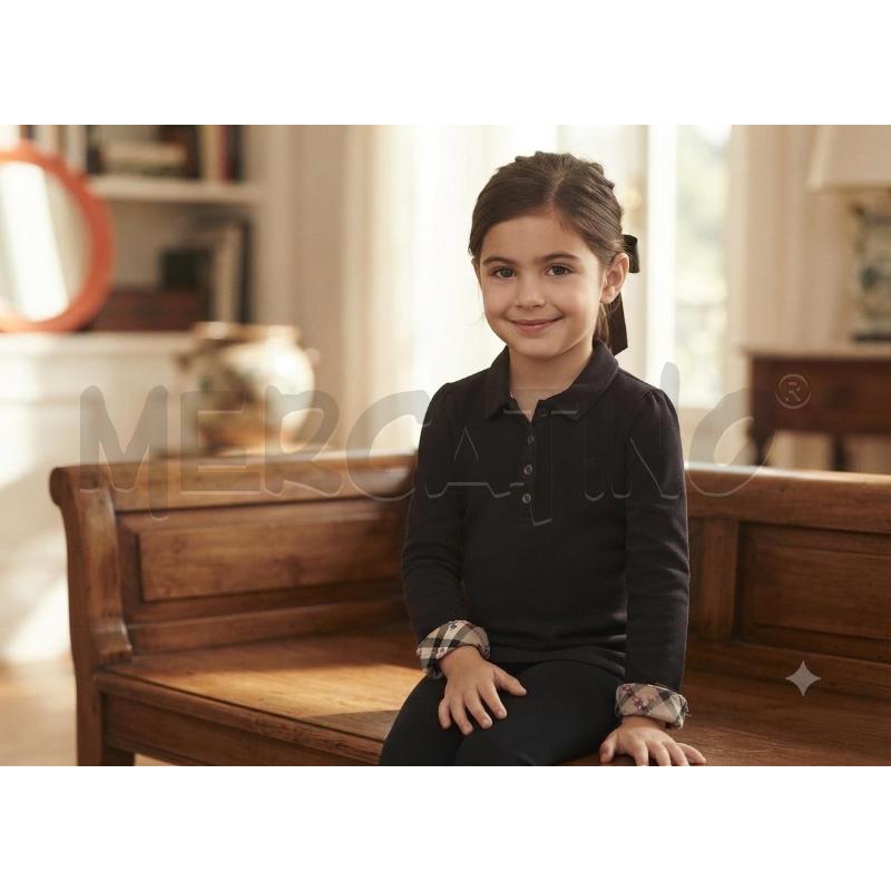 POLO BAMBINA BURBERRY NERA  | Mercatino dell'Usato Moncalieri bengasi 1