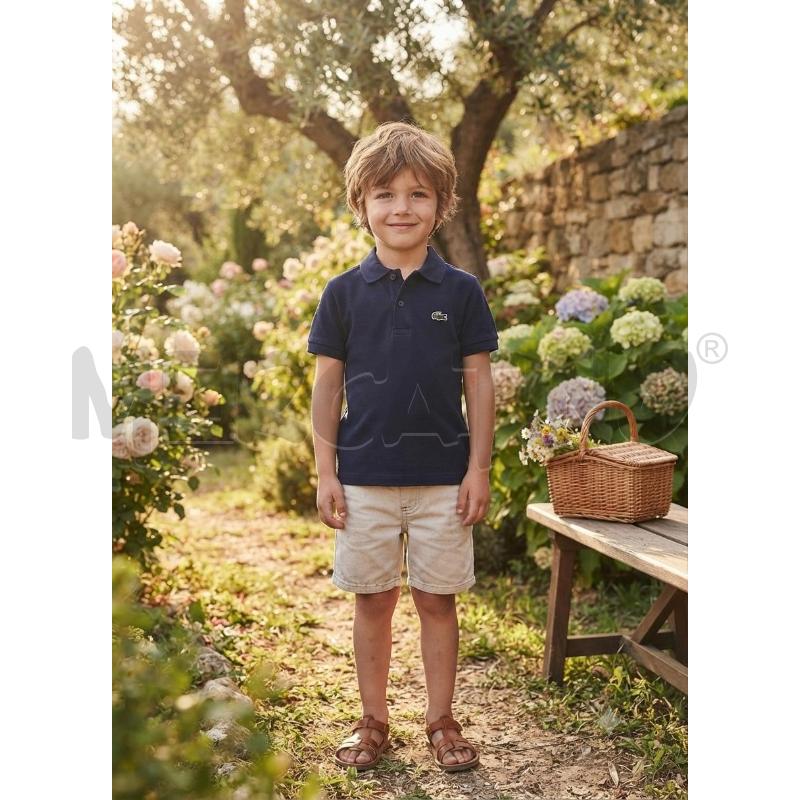 POLO BAMBINO LACOSTE BLU  | Mercatino dell'Usato Moncalieri bengasi 1