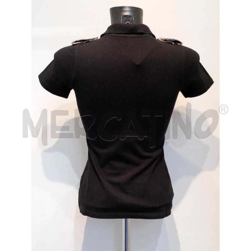 POLO DONNA BURBERRY NERA  | Mercatino dell'Usato Moncalieri bengasi 2