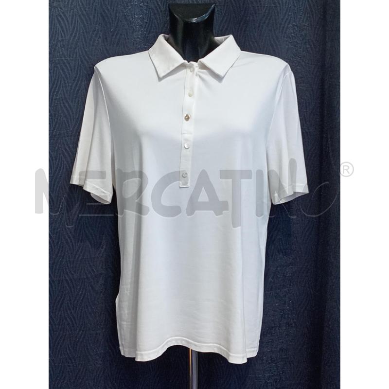 POLO DONNA ELENA MIRO' BIANCA  | Mercatino dell'Usato Moncalieri bengasi 1