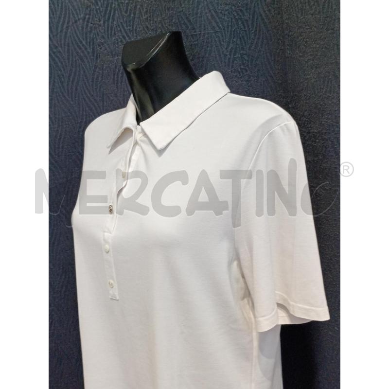 POLO DONNA ELENA MIRO' BIANCA  | Mercatino dell'Usato Moncalieri bengasi 3