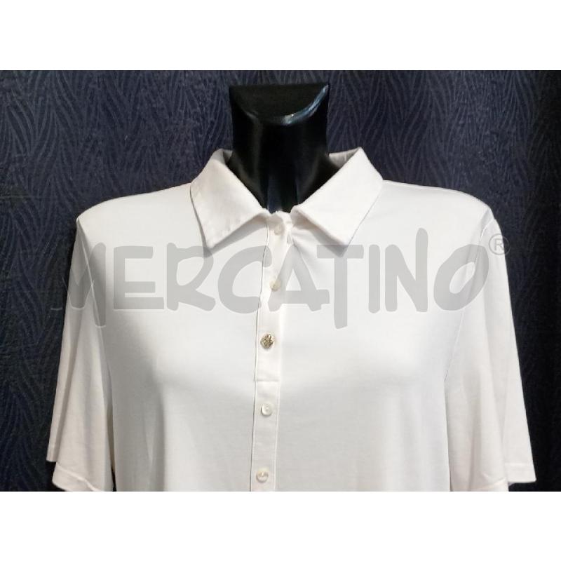 POLO DONNA ELENA MIRO' BIANCA  | Mercatino dell'Usato Moncalieri bengasi 4