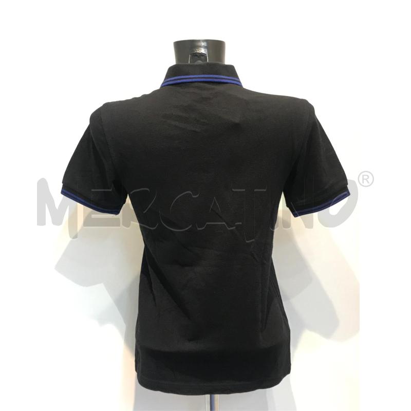 POLO DONNA FRED PERRY NERA LOGO BLU | Mercatino dell'Usato Moncalieri bengasi 2