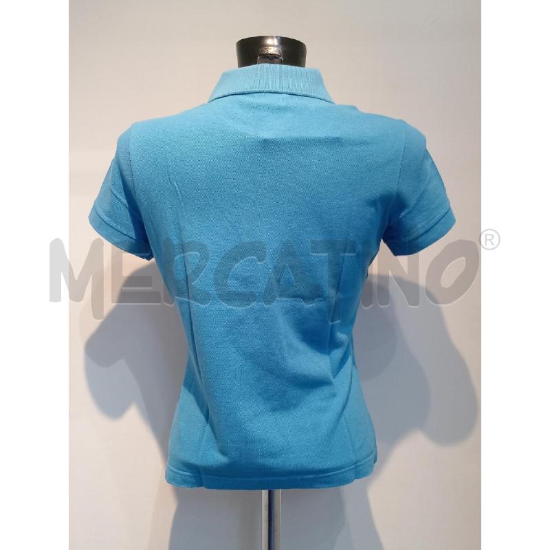 POLO DONNA LACOSTE AZZURRA | Mercatino dell'Usato Moncalieri bengasi 2