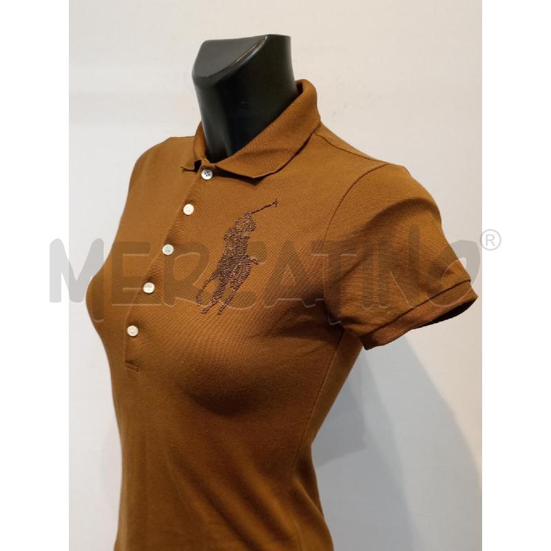 POLO DONNA RALPH LAUREN MARRONE  | Mercatino dell'Usato Moncalieri bengasi 3