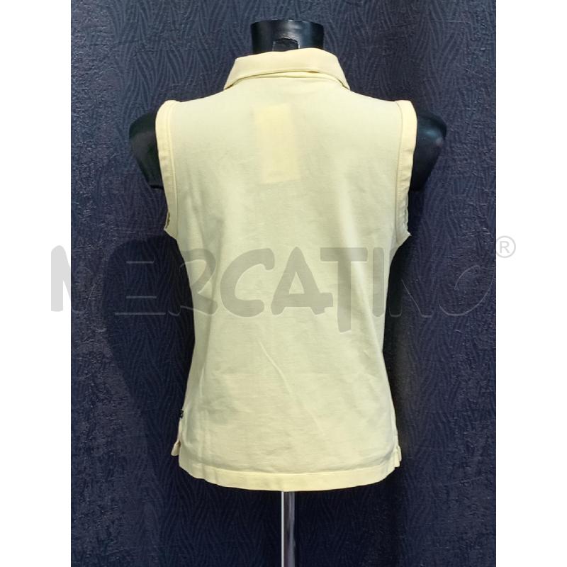 POLO DONNA TRUSSARDI GIALLA SMANICATA  | Mercatino dell'Usato Moncalieri bengasi 2