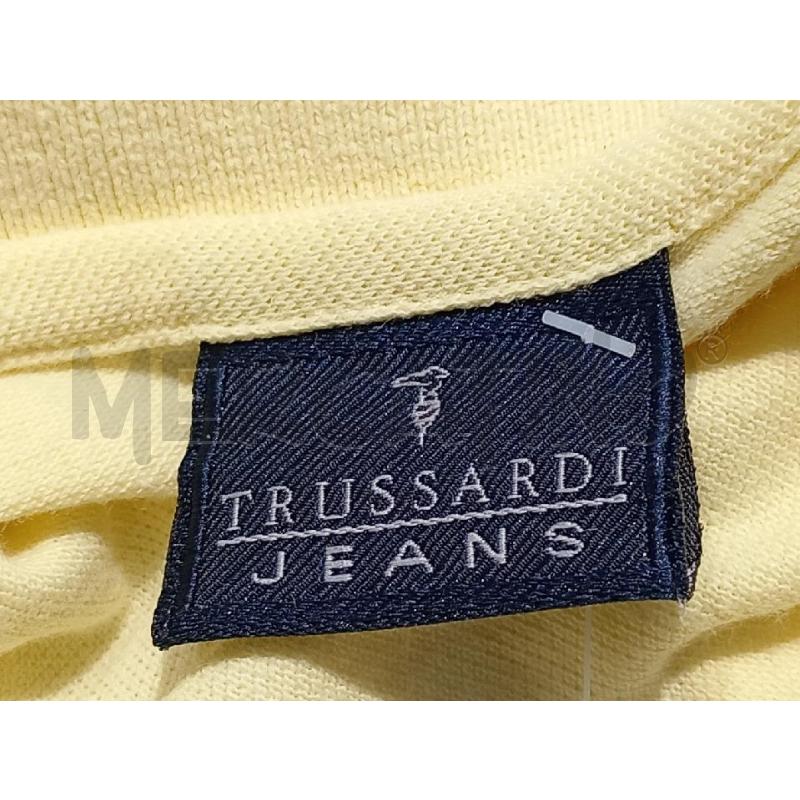 POLO DONNA TRUSSARDI GIALLA SMANICATA  | Mercatino dell'Usato Moncalieri bengasi 5