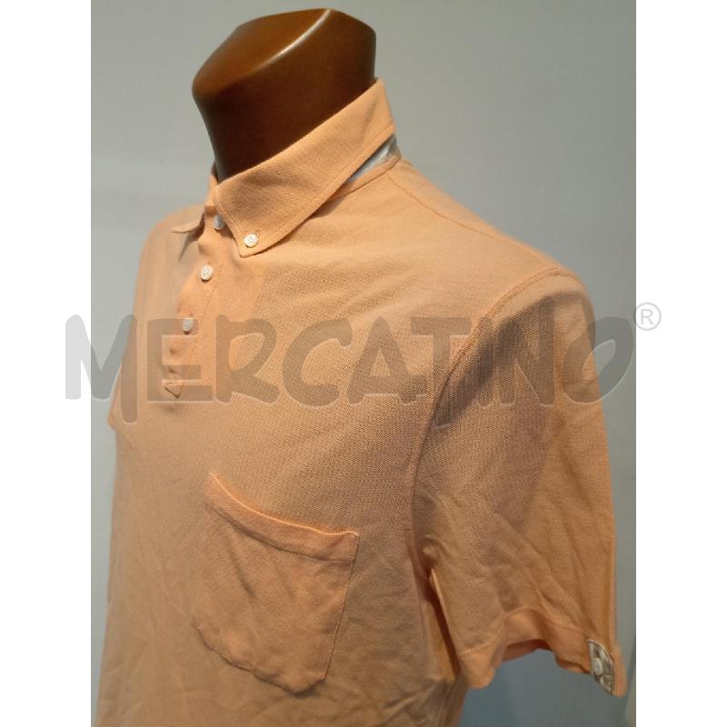 POLO UOMO BRUNELLO CUCCINELLI SALMONE  | Mercatino dell'Usato Moncalieri bengasi 3