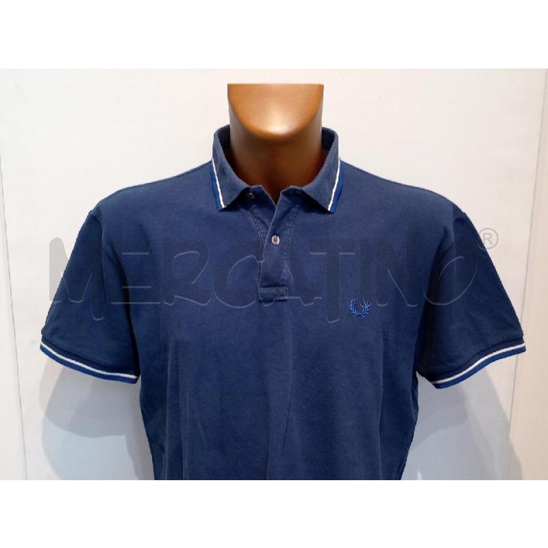POLO UOMO FRED PERRY BLU  | Mercatino dell'Usato Moncalieri bengasi 4