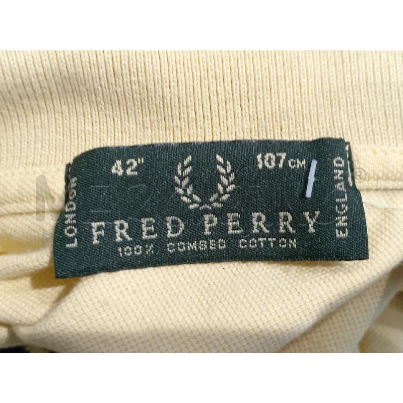 POLO UOMO FRED PERRY GIALLA  | Mercatino dell'Usato Moncalieri bengasi 5