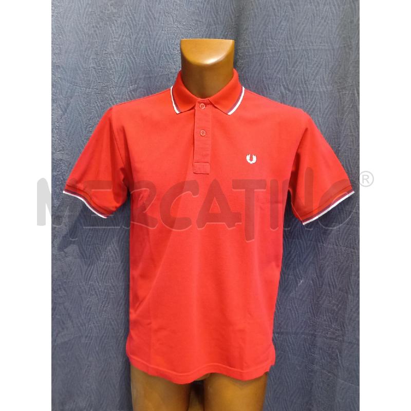 POLO UOMO FRED PERRY ROSSA | Mercatino dell'Usato Moncalieri bengasi 1