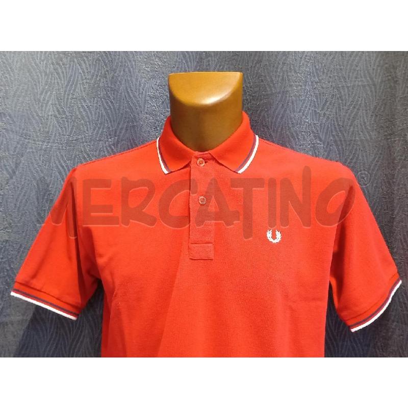 POLO UOMO FRED PERRY ROSSA | Mercatino dell'Usato Moncalieri bengasi 3