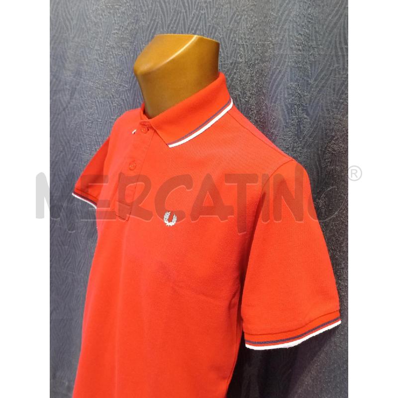 POLO UOMO FRED PERRY ROSSA | Mercatino dell'Usato Moncalieri bengasi 4
