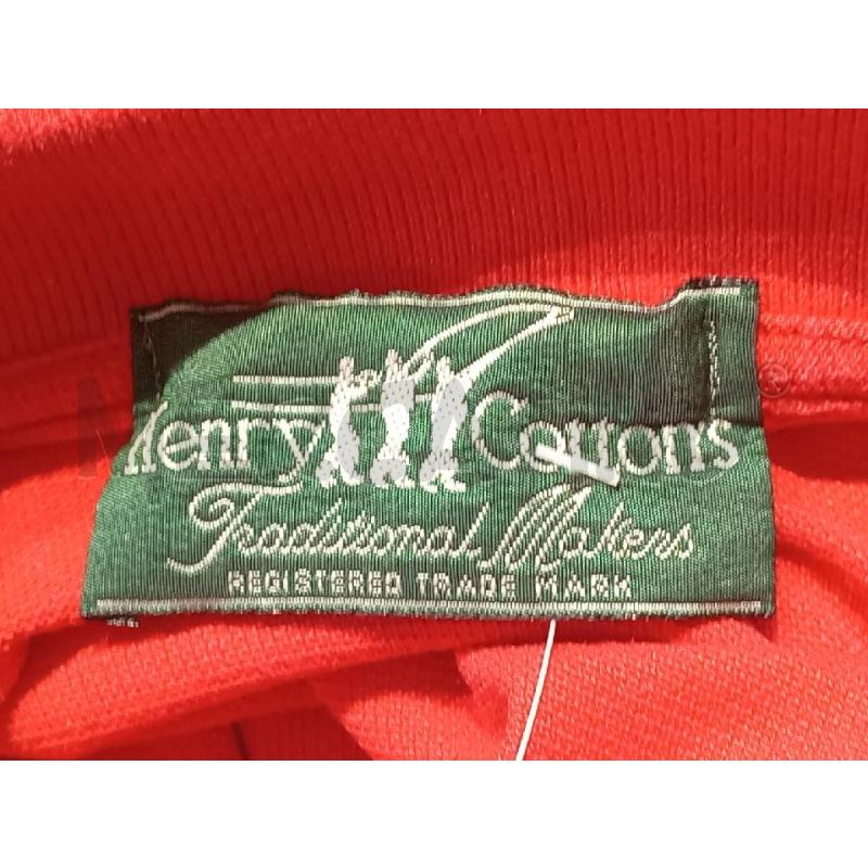POLO UOMO HENRY COTTON'S ROSSA | Mercatino dell'Usato Moncalieri bengasi 5