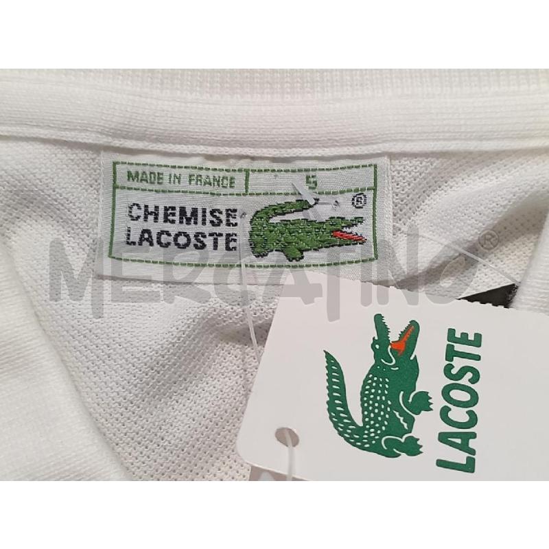 POLO UOMO LACOSTE BIANCA | Mercatino dell'Usato Moncalieri bengasi 4
