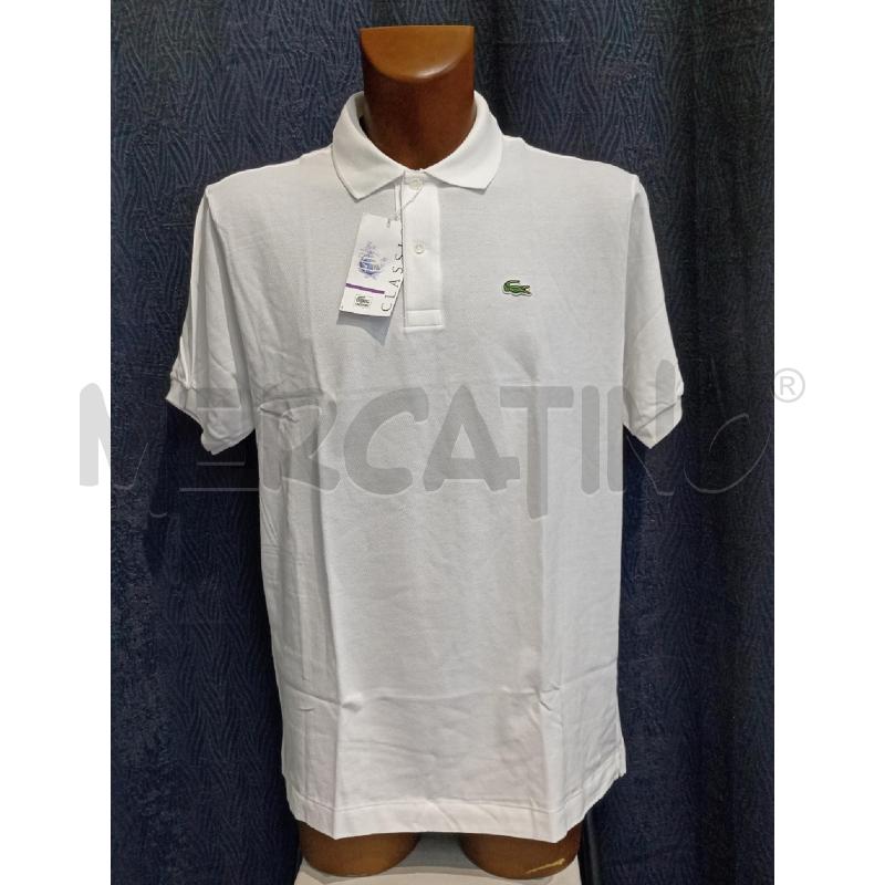 POLO UOMO LACOSTE BIANCA | Mercatino dell'Usato Moncalieri bengasi 1