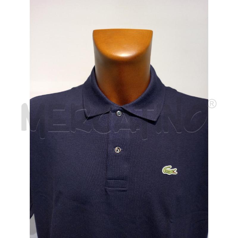 POLO UOMO LACOSTE BLU  | Mercatino dell'Usato Moncalieri bengasi 4