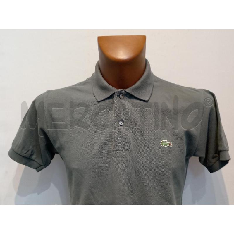POLO UOMO LACOSTE GRIGIA  | Mercatino dell'Usato Moncalieri bengasi 3