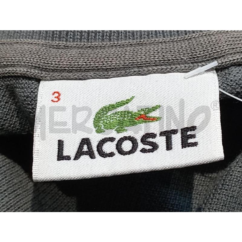 POLO UOMO LACOSTE GRIGIA  | Mercatino dell'Usato Moncalieri bengasi 5