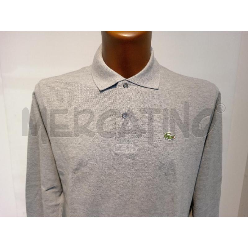 POLO UOMO LACOSTE GRIGIA | Mercatino dell'Usato Moncalieri bengasi 4