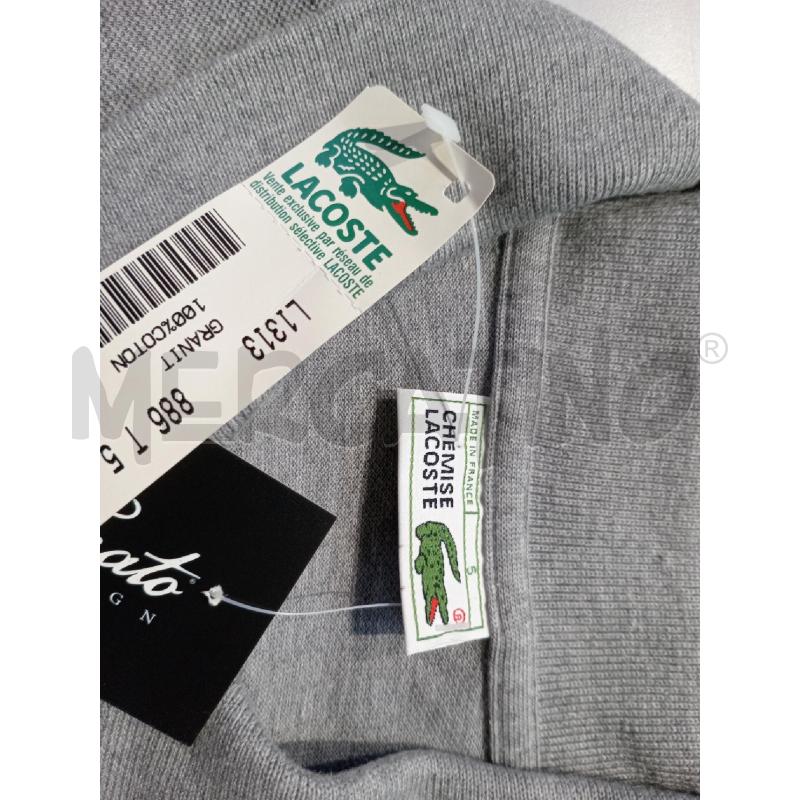 POLO UOMO LACOSTE GRIGIA | Mercatino dell'Usato Moncalieri bengasi 5