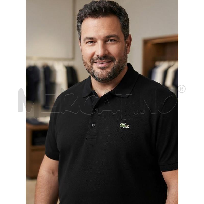 POLO UOMO LACOSTE NERA | Mercatino dell'Usato Moncalieri bengasi 1