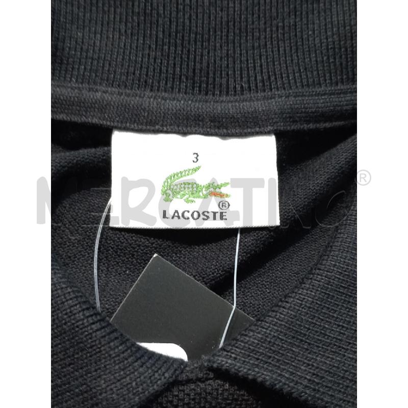 POLO UOMO LACOSTE NERA MANICA LUNGA | Mercatino dell'Usato Moncalieri bengasi 5