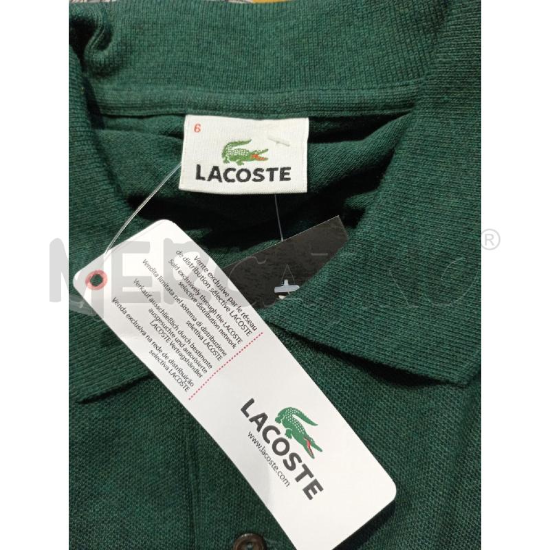 POLO UOMO LACOSTE VERDE MANICA LUNGA | Mercatino dell'Usato Moncalieri bengasi 4