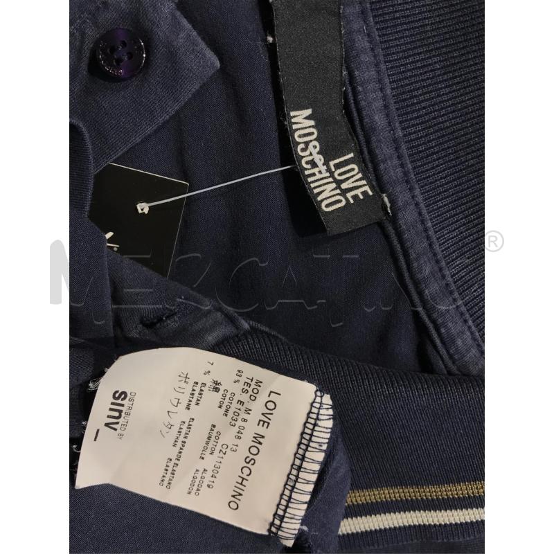 POLO UOMO LOVE MOSCHINO BLU | Mercatino dell'Usato Moncalieri bengasi 5