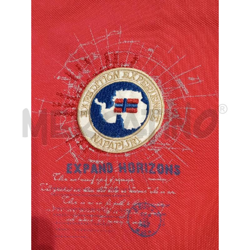 POLO UOMO NAPAPIJRI ROSSO | Mercatino dell'Usato Moncalieri bengasi 4