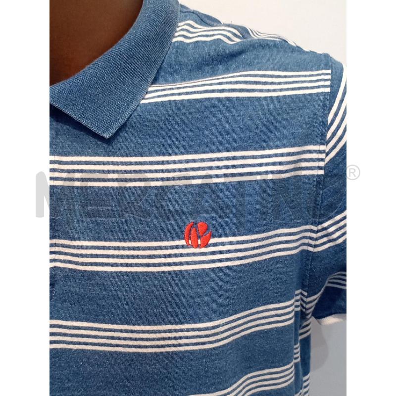 POLO UOMO PEPE JEANS BLU RIGHE | Mercatino dell'Usato Moncalieri bengasi 4