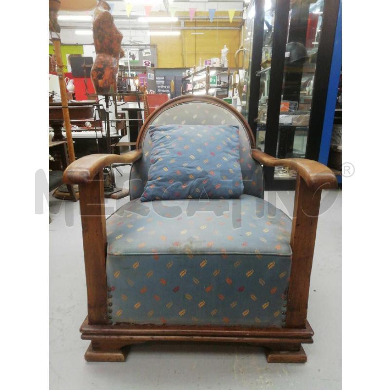 POLTRONA DECO NOCE | Mercatino dell'Usato Moncalieri bengasi 1