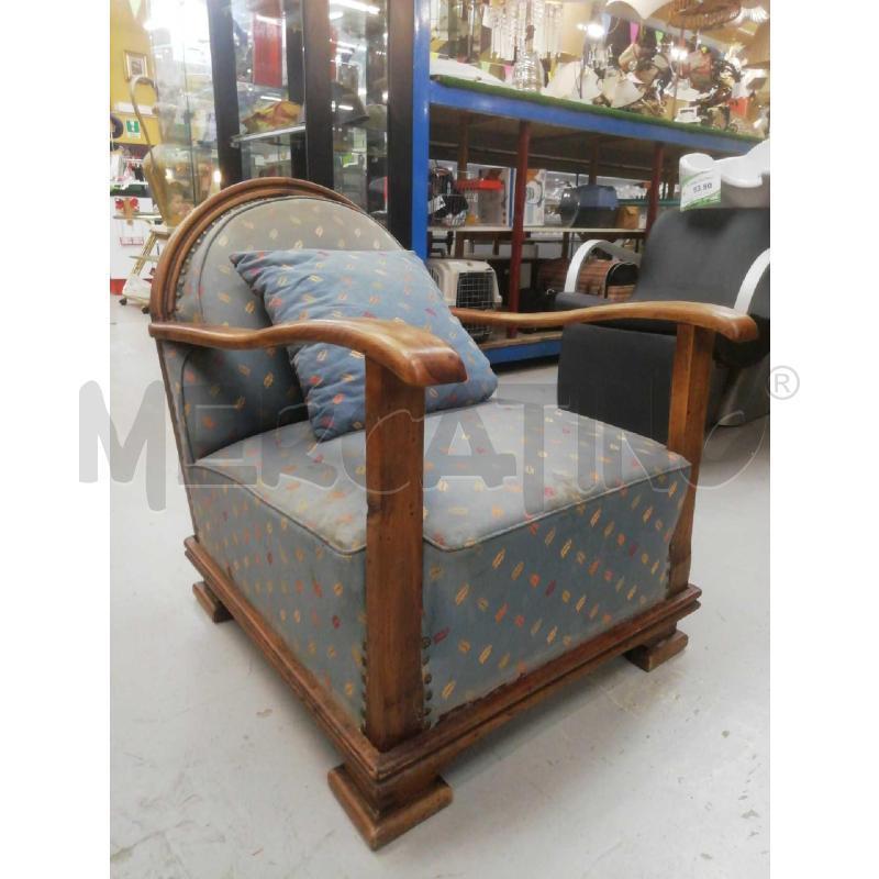 POLTRONA DECO NOCE | Mercatino dell'Usato Moncalieri bengasi 5