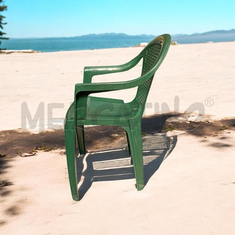 POLTRONA PLASTICA VERDE DENIA BY STIL GARDEN | Mercatino dell'Usato Moncalieri bengasi 2
