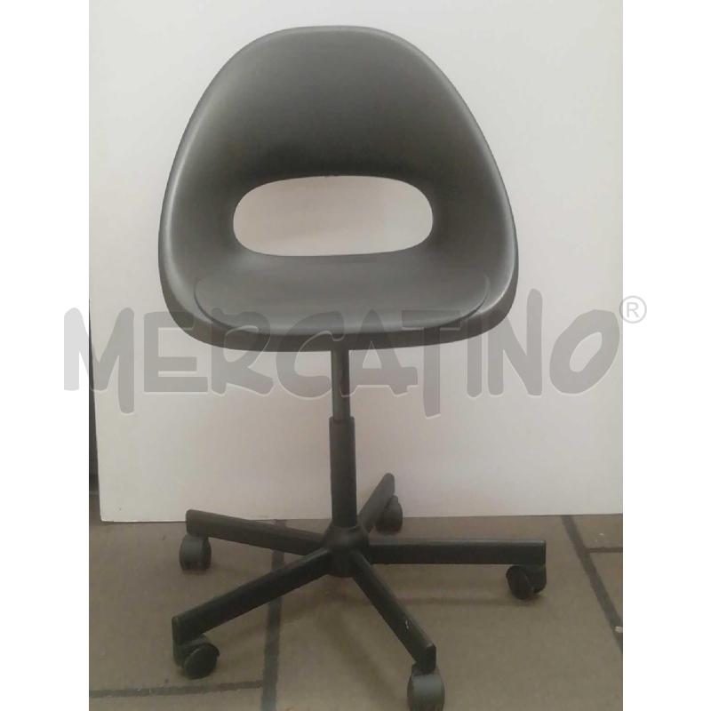 POLTRONA UFFICIO IKEA BLACK | Mercatino dell'Usato Moncalieri bengasi 1