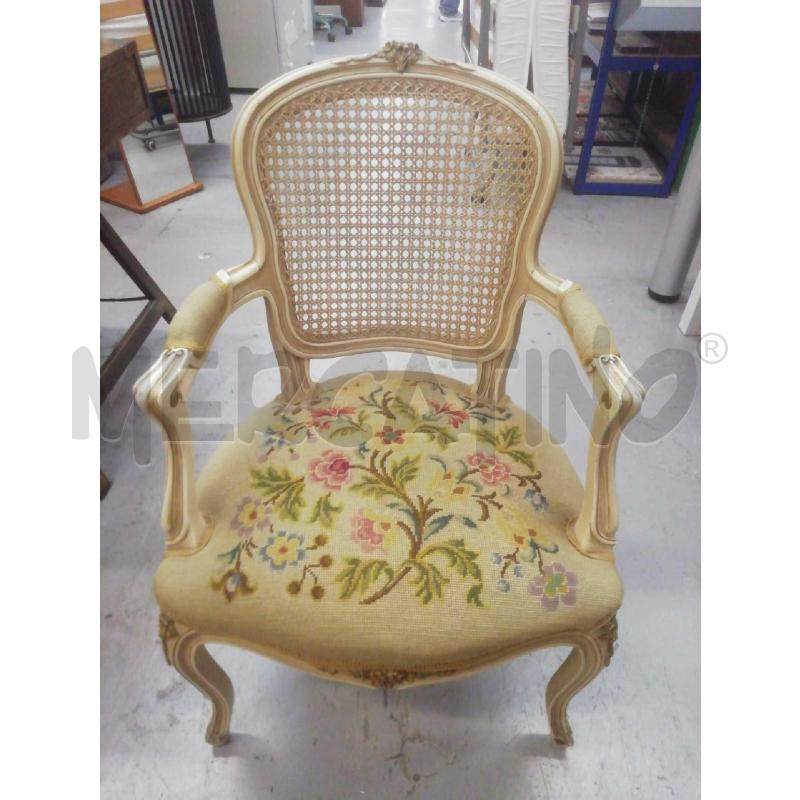 POLTRONCINA VENEZIANA SCHIENALE IN PAGLIA DI VIENNA | Mercatino dell'Usato Moncalieri bengasi 1