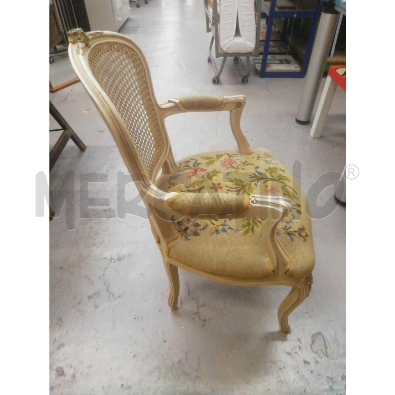 POLTRONCINA VENEZIANA SCHIENALE IN PAGLIA DI VIENNA | Mercatino dell'Usato Moncalieri bengasi 2