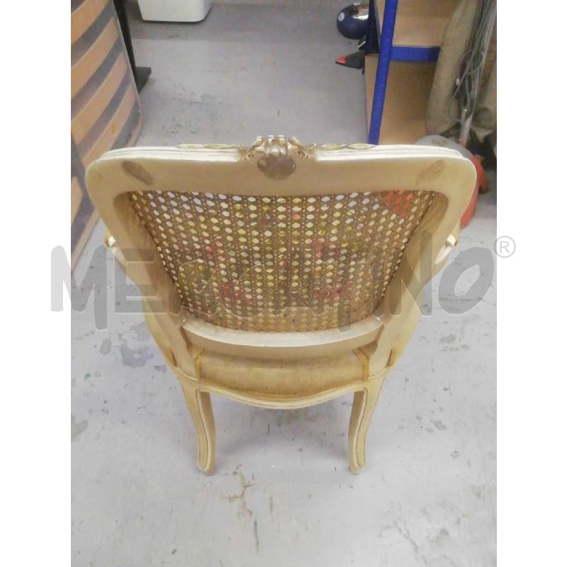 POLTRONCINA VENEZIANA SCHIENALE IN PAGLIA DI VIENNA | Mercatino dell'Usato Moncalieri bengasi 3