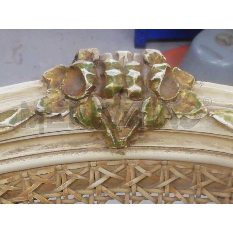 POLTRONCINA VENEZIANA SCHIENALE IN PAGLIA DI VIENNA | Mercatino dell'Usato Moncalieri bengasi 4