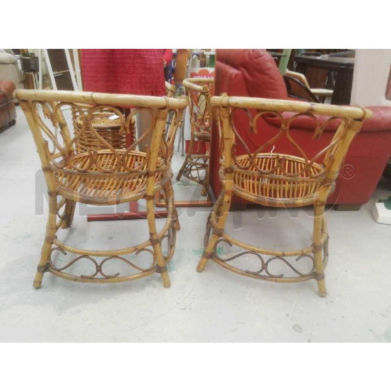 POLTRONE POZZETTO VINTAGE VIMINI COPPIA  | Mercatino dell'Usato Moncalieri bengasi 3