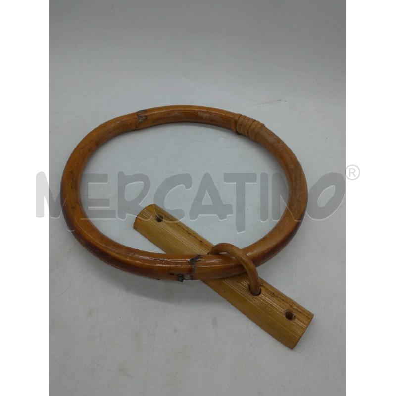 PORTA ASCIUGAMANI BAMBU CERCHIO  | Mercatino dell'Usato Moncalieri bengasi 2