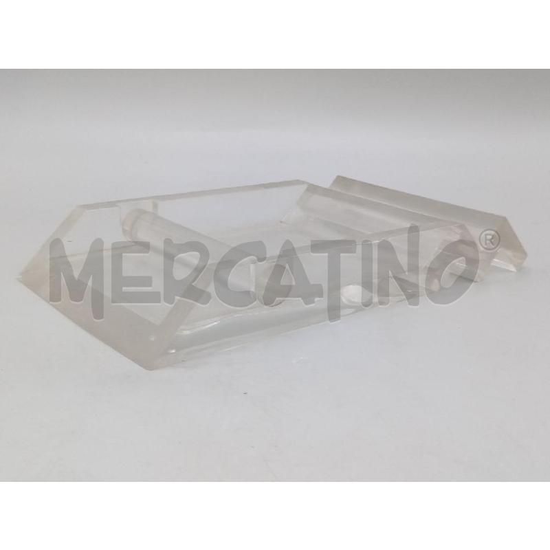 PORTA BIGLIETTINI PLASTICA TRASPARENTE STILE DESIGN  | Mercatino dell'Usato Moncalieri bengasi 1